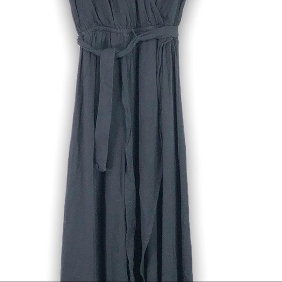 Splendid - Black Stella Faux-Wrap Dress - X Small - Picture 6 of 9